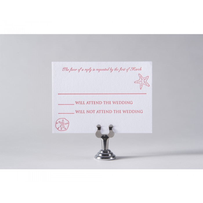 wheat wedding response card