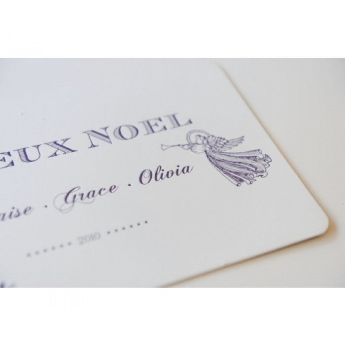 joyeux noel holiday card