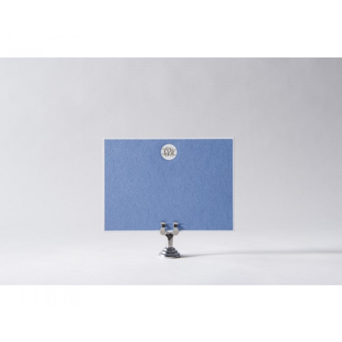 vine circle monogram cards