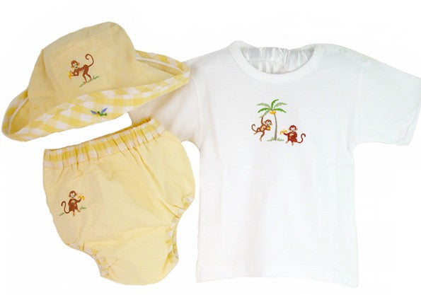 yellow on safari embroidered sun set by gordonsbury