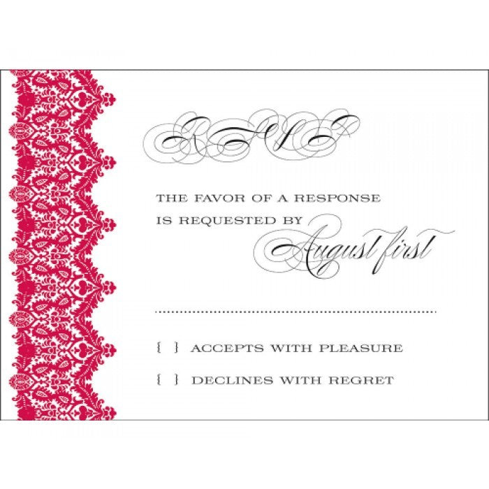 ellis & andrew response card