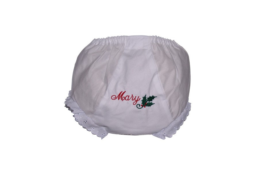 christmas holly bloomers