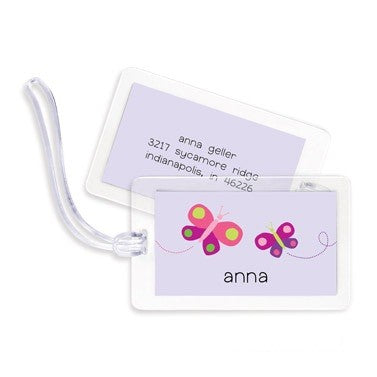 boatman geller butterfly bag tags