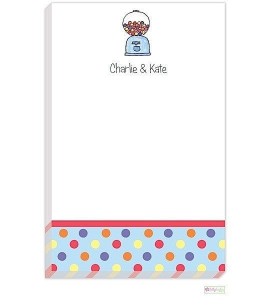 personalized - bubblegum notepad