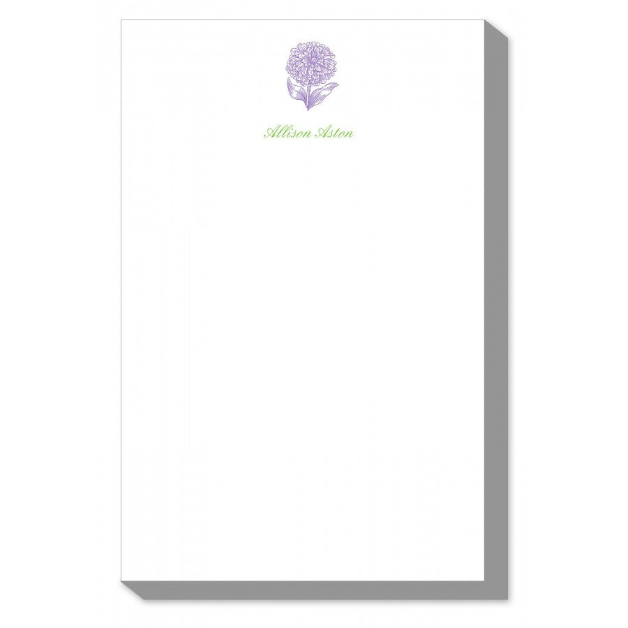 Purple Zinnia Notepads