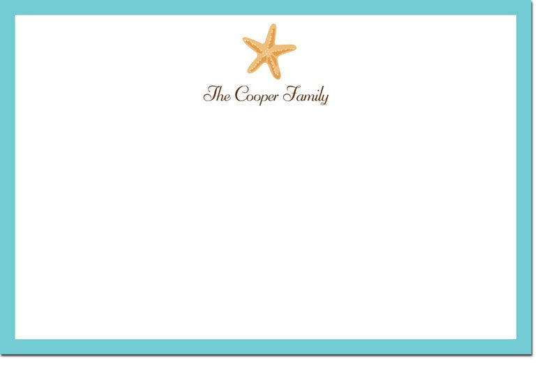 boatman geller starfish flat card
