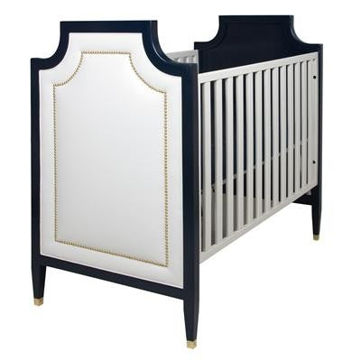 gramercy upholstered panel crib
