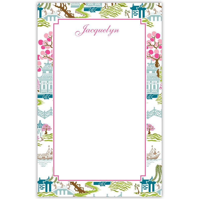 boatman geller chinoiserie spring notepad