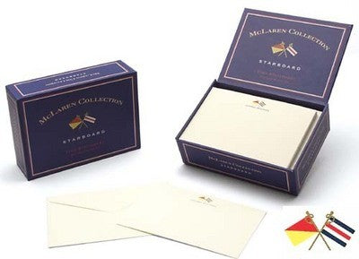 boatman geller starboard stationery box set of 20 cards