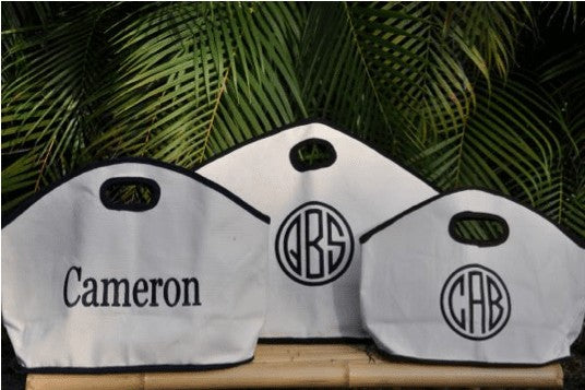 monogrammed gg canvas bag