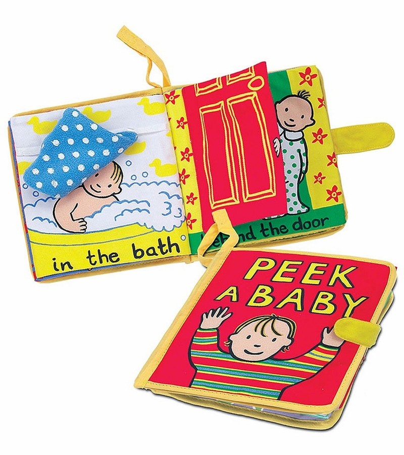 my peek-a-baby book by jelly cat
