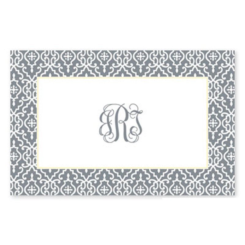 boatman geller wrought iron gray disposable placemats