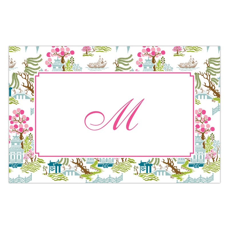 boatman geller chinoiserie spring placemat