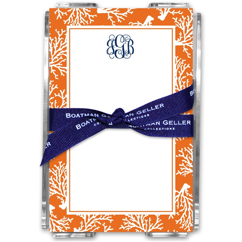 boatman geller coral repeat acrylic note sheets