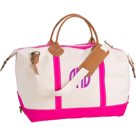 weekender bag - hot pink